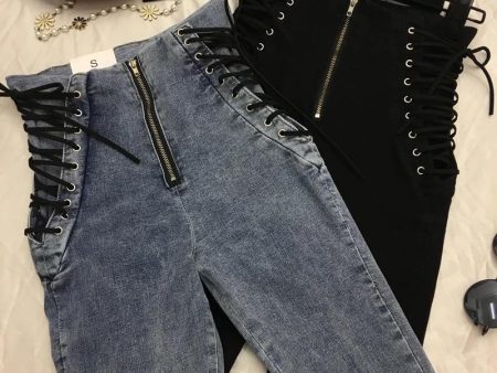 Roger Laced Denims Cheap