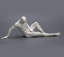 Modern Art Series Nude Male Thinker Ceramic Statue Abstract Naked Body Art Sculpture Online Sale