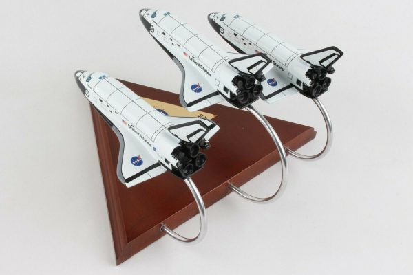 NASA US Space Shuttles Orbiters Atlantis, Endeavour and Discovery Wood Models Collection Online Hot Sale