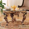 French Louis XIV Hand-Carved Antique Sculptural Cocktail Coffee Table Online now