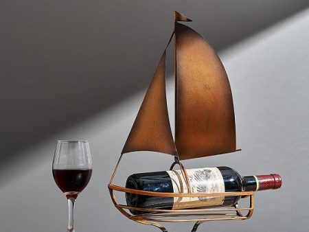 Yacht Sailboat Wine Rack Stylish Wine Bottle  Holder Discount