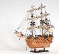 HMS Victory Small Tallship Wood Model Sailboat Assembled Supply