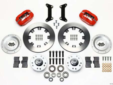 Wilwood Forged Dynalite Front Kit 12.19in Red 79-87 GM G Body For Cheap