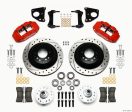 Wilwood Narrow Superlite 6R Front Hub & 1PC Rtr Kit 12.88in Dril -Red 62-72 CDP B & E Body-Drum Online Hot Sale