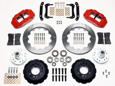 Wilwood Narrow Superlite 6R Front Hub Kit 12.88in Red 79-81 Camaro Online Sale