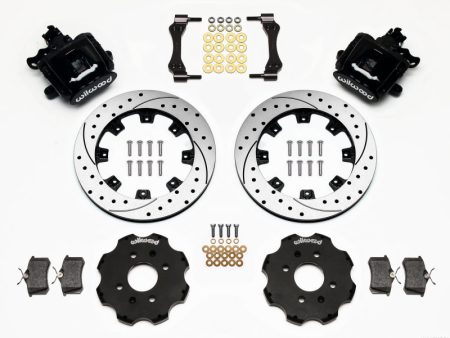 Wilwood Combination Parking Brake Rear Kit 12.19in Drilled Civic   Integra Disc 2.39 Hub Offset Online Hot Sale