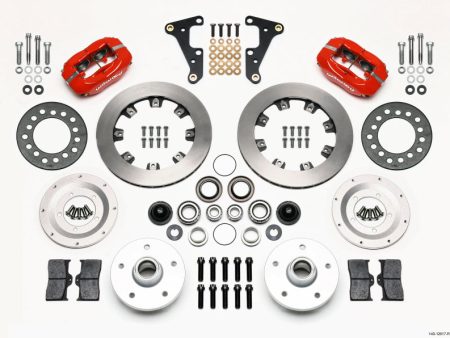 Wilwood Forged Dynalite Front Kit 11.75in Red 40-52 Oldsmobile Cheap