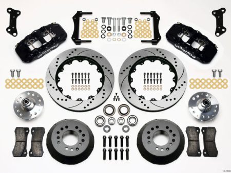 Wilwood AERO6 Front Hub Kit 14.00 Drilled 67-69 Camaro 64-72 Nova Chevelle Online Sale