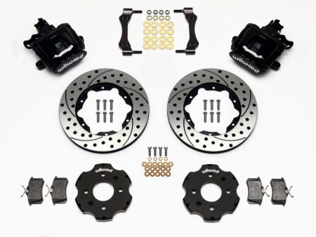 Wilwood Combination Parking Brake Rear Kit 11.00in Drilled Civic   Integra Disc 2.39 Hub Offset Online Sale