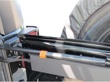 Rampage 2007-2010 Jeep Wrangler(JK) Rear Door Heavy Duty Gas Strut - Black Fashion